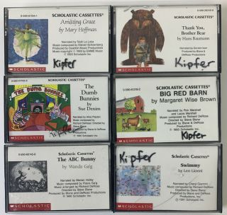 6 Vintage Scholastic Cassettes Stories Narrated In English Brother Bear