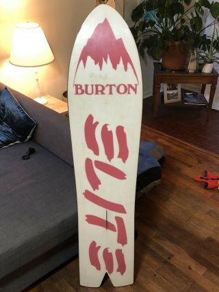 Vintage 80s Burton Elite 140 Snowboard - Comes with Burton bindings 4
