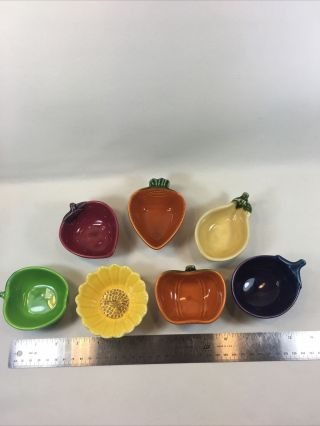 Vintage Set Of 6 Kotobuki San Francisco Fruit/veggie Condiment Sauce Dishes