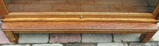ANTIQUE GLOBE WERNICKE STACKING OAK BARRISTER LAWYERS SECTIONAL BOOKCASE 4