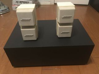 Bose Am - 5 Acoustimass Speakers Vintage 1988 - Double Cube Speakers & Subwoofer