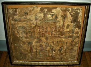 Egyptian Anubis Eye Of Ra & Horus Ptolomaic Mummy Wrap Authentic Vafo