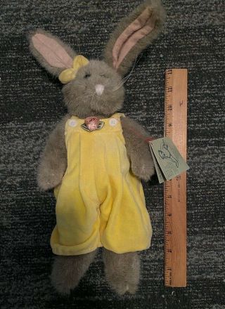 J.  B.  Bean & Associates Boyd Bear Investment Collectable Plush Bunny W/ Tag -