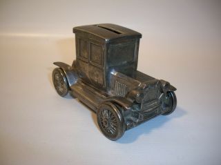 Vintage Diecast Metal Ford Model T Coupe Coin Bank Car Vehicle Retro Piggy Bank