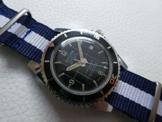 Very rare Vintage SICURA BREITLING Submarine 400 Men ' s Diver watch from 1970 ' s 4
