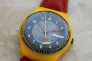 SWATCH GJ700E - YAMAHA RACER / YEAR 1985 - VINTAGE - COLLECTABLE 3