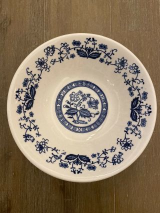 Set Of 7 Vintage Blue & White Japan Blue Danube Blue Onion China Cereal Bowls