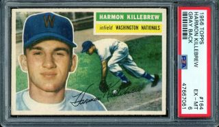 1956 Topps Baseball 164 Harmon Killebrew Psa 6