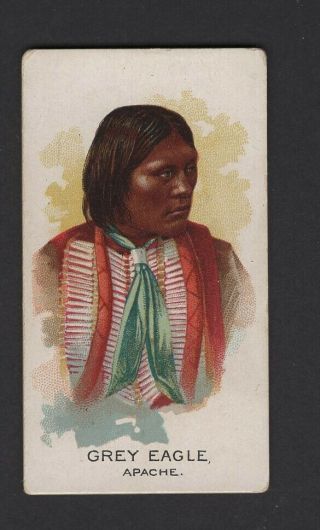 1888 Allen & Ginter N2 Celebrated American Indian Chiefs Grey Eagle