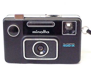 Minolta Autopak 400 - X Vintage Film Camera Only Rokkor Lens Made In Japan Minolta