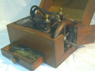 Grover & Baker Co.  Early Portable Curved Needle Sewing Machine Circa 1850 