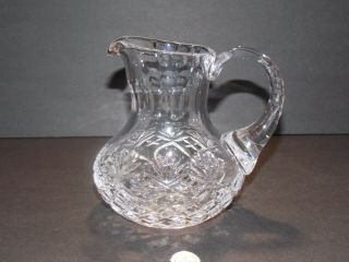 Vintage Hand - Cut 24 Lead Crystal Small Pitcher Made In Poland