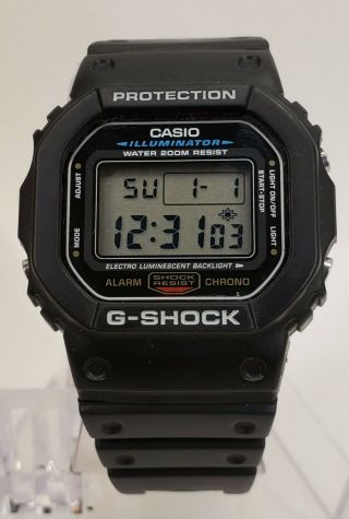 Casio G - Shock Digital Watch Dw - 5600e (1545), .  Battery