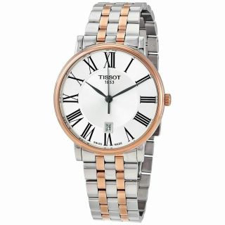 Tissot T122.  410.  22.  033.  00 Carson Premium Two - Tone Stainless Steel Mens Watch Nwt