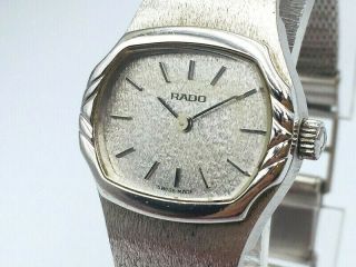 Rado Watch 305.  3210.  2 Hand Winding Silver St.  Steel T2659