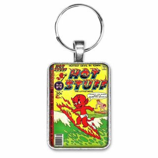 Hot Stuff The Little Devil 156 Cover Key Ring Or Necklace Vintage Comic Book