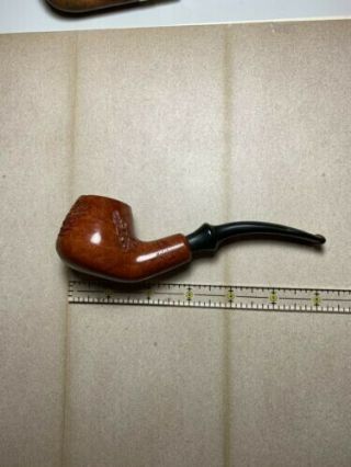 Vintage Pipe From Estate Calabre Bent Stem From Italy