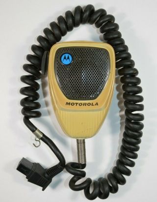 Vintage Motorola Hmn 4002a 2 - Way Radio Ham Mobile Handheld Microphone