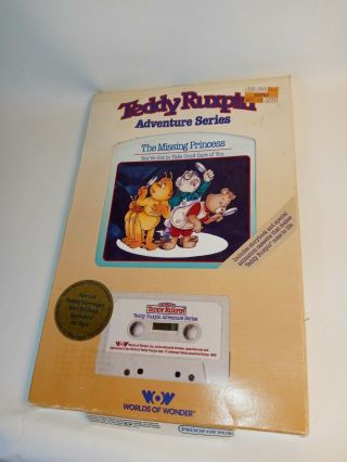 Teddy Ruxpin Book & Tape The Missing Princess In