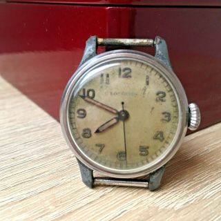 Swiss Military wristwatch US NAVY WW II Longines 12L 12.  68n 17 jewels LXW 1940 2