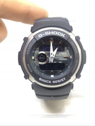 Casio Men’s G300 Gshock Black Analog Digital Combo Watch 13