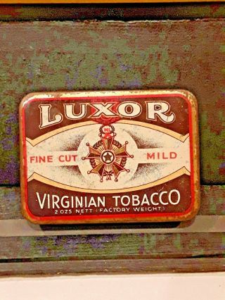 Luxor Fine Cut Mild Tobacco Tin,  Michelides Tobacco Co,  Perth
