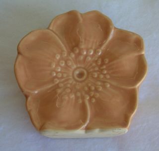 Vintage Mccoy Pottery Flower Blossom Wall Pocket Peach/pink