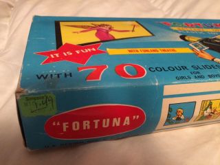 1960 ' s Vintage Fortuna Plastic Toy Projector 2