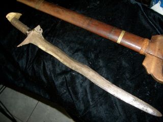 Antique VERY OLD Moro Kris Sword 5