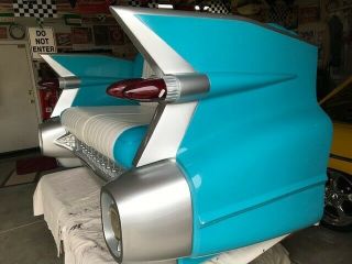 1959 cadillac bench/.  Tail lights work.  Made by Byyab Design 2