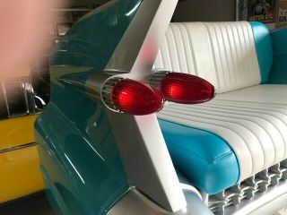 1959 cadillac bench/.  Tail lights work.  Made by Byyab Design 3