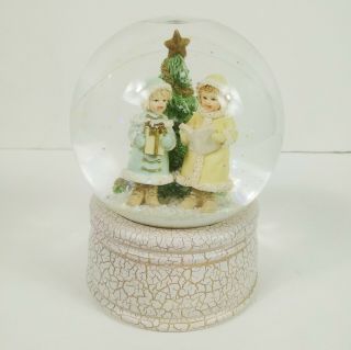 Vintage Ll Bean Snow Globe Carol Singers Christmas Tree Midwest Of Cannon Falls