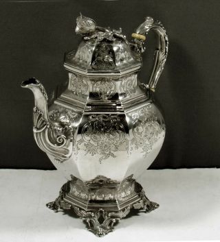 William Forbes Silver Coffee Pot  C1850 Museum
