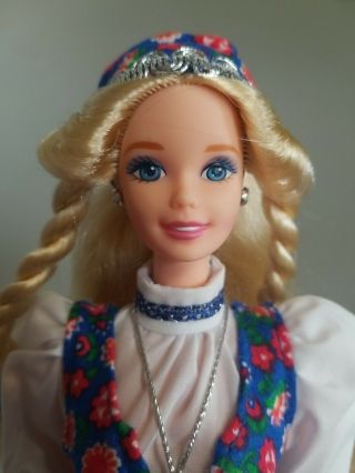 Vintage Mattel Barbie Dolls Of The World 1976 Norway Cute