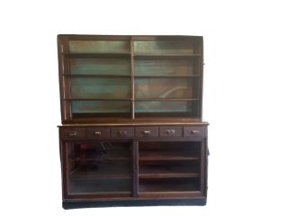 Antique Apothecary Store Display Cabinets