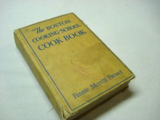 Vintage 1946 Wwii Era The Boston Cooking School Housewife Cookbook