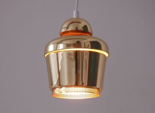 Alvar Aalto Pendel By Artek Golden Bell Light Lamp Pedant A330s
