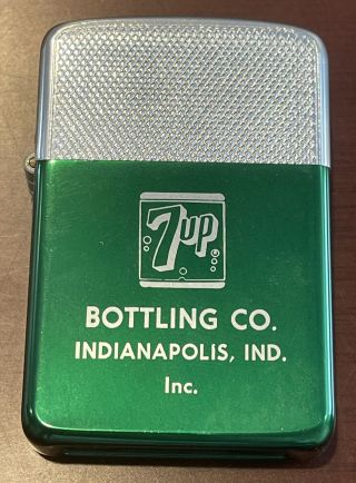 Vintage Park Cigarette Lighter 7up Bottling Co Advertising -