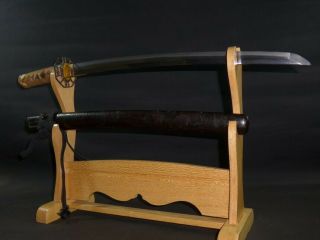 Wakizashi (sword) W/koshirae : Muromachi : 25.  2 × 18.  1 " 670g