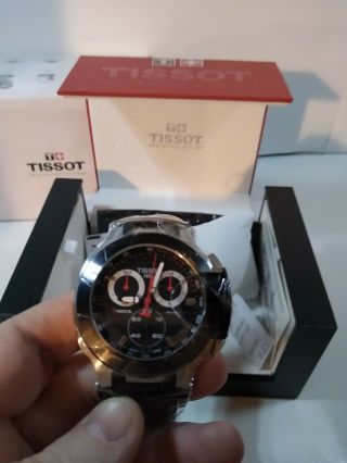 Tissot Men ' s T - Race Black Rubber Black Dial Watch (T048.  417.  27.  057.  00) 5