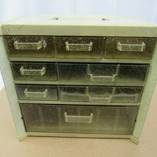 Vintage MCM Campro 8 Drawer Small Parts Cabinet Organizer Metal Storage Box USA 3