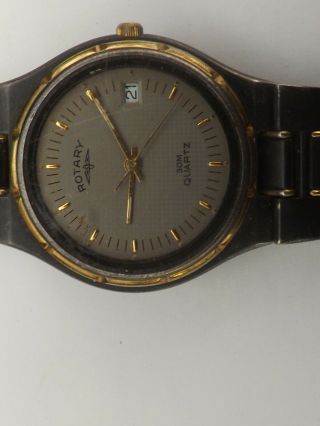 A Vintage Gents Stainless Steel Cased Rotary Quartz Watch