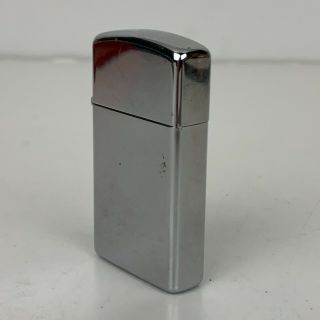 Vintage 1976 Zippo Polished Slim Case Lighter Looks Unlight 3