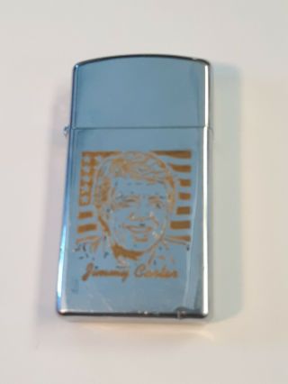 Vintage Collectable 1970s Jimmy Carter Zippo Lighter