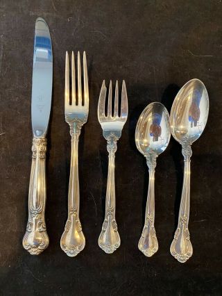 Chantilly Gorham Sterling Flatware Set For 4 By 5 True Place With Place Soups