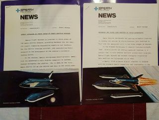 Vintage Rare NASA Space Shuttle First Launch Press Release Kit Folder 3