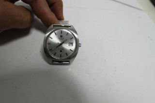 Vintage Old Swiss Made Tissot Automatic Seastar Mens Wrist Watch With Date.