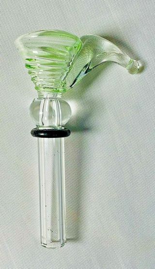 Vintage Art Glass Bong Smoking Water Pipe Hookah 2