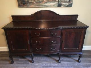 Antique Chippendale Sideboard Buffet
