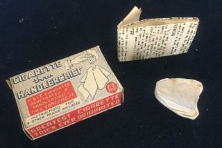 Vintage Trick Apparatus E - Z Magic Cigarette Thru Handkerchief Wrapped